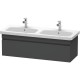 Тумба графит матовый 123 см Duravit DuraStyle DS639804949