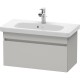 Тумба бетонно-серый матовый 73 см Duravit DuraStyle DS639900707