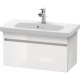 Тумба белый глянец 73 см Duravit DuraStyle DS639902222