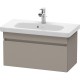 Тумба базальт матовый 73 см Duravit DuraStyle DS639904343