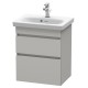 Тумба бетонно-серый матовый 50 см Duravit DuraStyle DS640300707