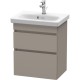 Тумба базальт матовый 50 см Duravit DuraStyle DS640304343