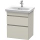 Тумба тауп матовый 50 см Duravit DuraStyle DS640309191