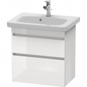 Тумба белый глянец 58 см Duravit DuraStyle DS647902222