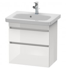 Тумба белый глянец 58 см Duravit DuraStyle DS647902222