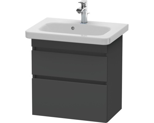 Тумба графит матовый 58 см Duravit DuraStyle DS647904949