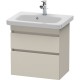 Тумба тауп матовый 58 см Duravit DuraStyle DS647909191