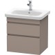 Тумба базальт матовый 58 см Duravit DuraStyle DS648004343