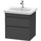 Тумба графит матовый 58 см Duravit DuraStyle DS648004949