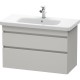 Тумба бетонно-серый матовый 93 см Duravit DuraStyle DS648200707