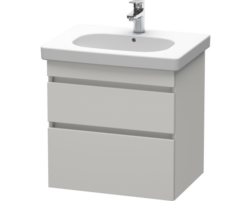 Тумба бетонно-серый матовый 60 см Duravit DuraStyle DS648300707