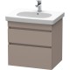 Тумба базальт матовый 60 см Duravit DuraStyle DS648304343