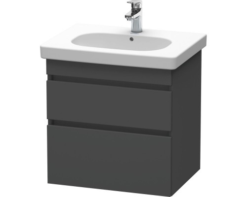 Тумба графит матовый 60 см Duravit DuraStyle DS648304949