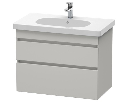 Тумба бетонно-серый матовый 80 см Duravit DuraStyle DS648400707