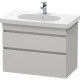 Тумба бетонно-серый матовый 80 см Duravit DuraStyle DS648400707