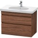 Тумба темный орех 80 см Duravit DuraStyle DS648402121