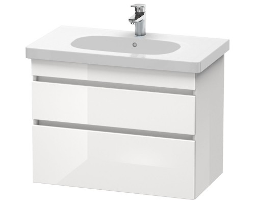 Тумба белый глянец 80 см Duravit DuraStyle DS648402222