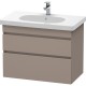 Тумба базальт матовый 80 см Duravit DuraStyle DS648404343