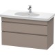 Тумба базальт матовый 100 см Duravit DuraStyle DS648504343