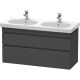 Тумба графит матовый 115 см Duravit DuraStyle DS648604949