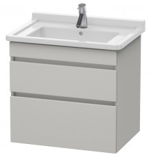 Тумба бетонно-серый матовый 65 см Duravit DuraStyle DS648700707