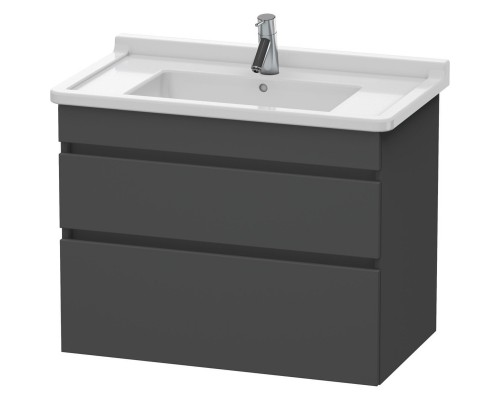 Тумба графит матовый 80 см Duravit DuraStyle DS648804949