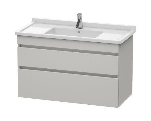 Тумба бетонно-серый матовый 100 см Duravit DuraStyle DS648900707