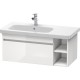 Тумба белый глянец 93 см Duravit DuraStyle DS639702222