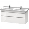 Тумба белый глянец 120 см Duravit DuraStyle DS649002222