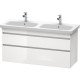 Тумба белый глянец 123 см Duravit DuraStyle DS649802222