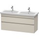 Тумба тауп матовый 123 см Duravit DuraStyle DS649809191