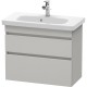 Тумба бетонно-серый матовый 73 см Duravit DuraStyle DS649900707