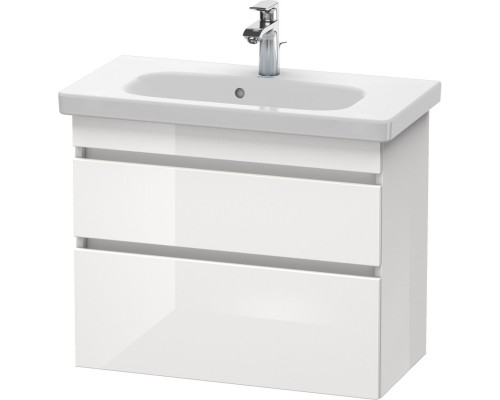 Тумба белый глянец 73 см Duravit DuraStyle DS649902222