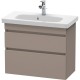 Тумба базальт матовый 73 см Duravit DuraStyle DS649904343