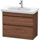 Тумба темный орех 73 см Duravit DuraStyle DS649902121