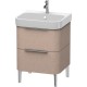 Тумба кашемировый дуб 57,5 см Duravit Happy D.2 H2637101111