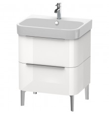 Тумба белый глянец 62,5 см Duravit Happy D.2 H2637202222