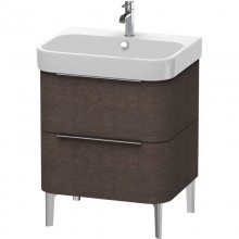 Тумба дуб темный брашированный 62,5 см Duravit Happy D.2 H2637207272