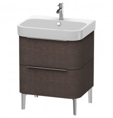 Тумба дуб темный брашированный 62,5 см Duravit Happy D.2 H2637207272