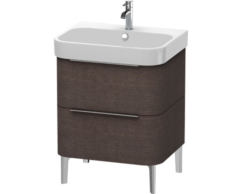 Тумба дуб темный брашированный 62,5 см Duravit Happy D.2 H2637207272