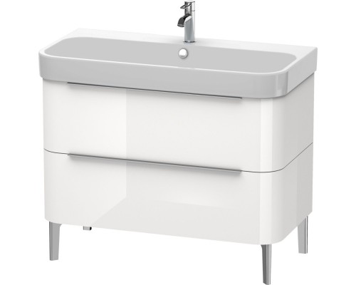 Тумба белый глянец 97,5 см Duravit Happy D.2 H2637402222