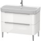 Тумба белый глянец 97,5 см Duravit Happy D.2 H2637402222