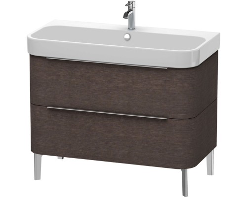 Тумба дуб темный брашированный 97,5 см Duravit Happy D.2 H2637407272