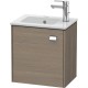 Тумба серый дуб 42 см Duravit Brioso BR4000L1035