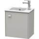 Тумба бетонно-серый матовый 42 см Duravit Brioso BR4000R0707