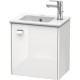 Тумба белый глянец 42 см Duravit Brioso BR4000R1022