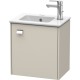 Тумба тауп матовый 42 см Duravit Brioso BR4000R1091