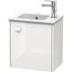 Тумба белый глянец 42 см Duravit Brioso BR4000R2222