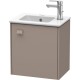 Тумба базальт матовый 42 см Duravit Brioso BR4000R4343