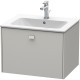 Тумба бетонно-серый матовый 62 см Duravit Brioso BR400100707